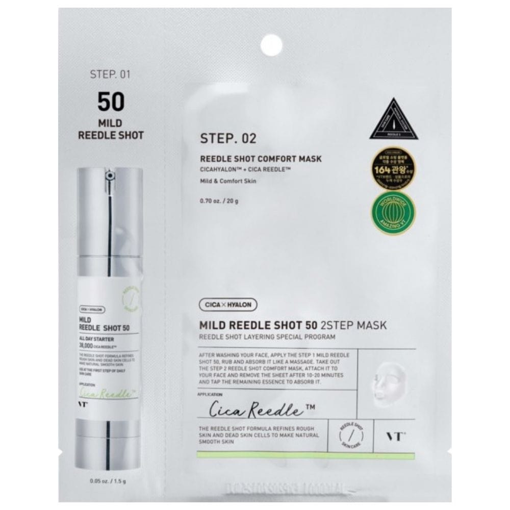 VT Cosmetics Reedle Shot 50 2-Step Firming Mask - 1.5 g + 20 g