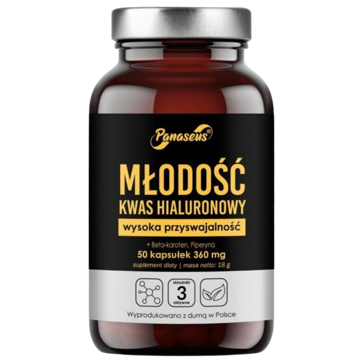 Yango Panaseus Youth Hyaluronic Acid - 50 Capsules