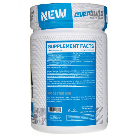 Everbuild Nutrition BCAA 8:1:1 Unflavored - 300 g