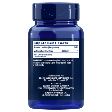 Life Extension MSM 1000 mg EU - 100 Capsules